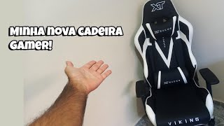 Unboxing  minha nova CADEIRA GAMER XT RACER VIKING SERIES [upl. by Lema]