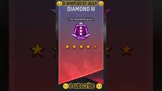 😆Grandmaster push 😆😆ff ffcomedy ffshorts shortsfeedshortstrending viralshortforyou freefire [upl. by Mchail127]