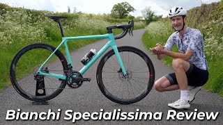 Bianchi Specialissima 2021 review  big performance with a big price [upl. by Aihsei]