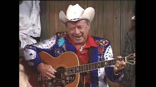 HOF Little Jimmy Dickens Rare Footage Out Behind The Barn Live Acoustic Guitar Hot Country Girls [upl. by Erised]