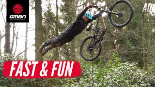 Are Mullet MTBs Faster and More Fun  GMBN Presenter Challenge [upl. by Anelle]