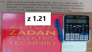 Zadanie 121 Elektrotechnika  zbiór zadań by Aleksy Markiewicz [upl. by Akemal]