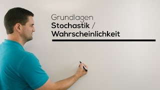 Stochastik Grundlagen Wahrscheinlichkeit Mathe by Daniel Jung [upl. by Cheslie]