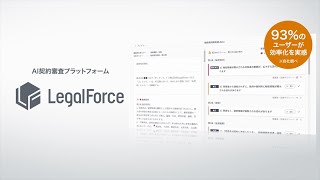 AI契約審査プラットフォーム「LegalForce」紹介動画15秒 [upl. by Osman251]