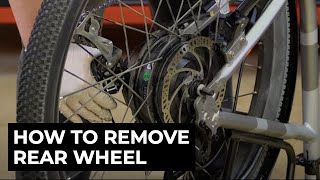 How to Remove an Ebike Rear Wheel [upl. by Lenard855]