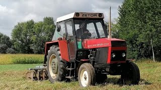 Zetor 8111  Podmietacie disky  Diskovanie jačmenného strniska 2021  POV  Cab View [upl. by Neelrad]