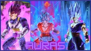 NEW Awesome Auras for All Characters  Dragon Ball Xenoverse 2 Mods [upl. by Aitat]