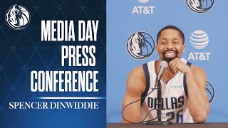 Spencer Dinwiddie  2425 Media Day Press Conference  93024 [upl. by Dionis]