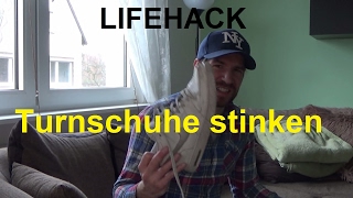 Lifehack Turnschuhe riechen  Hilfe meine Sneakers stinken  Schuhe stinken [upl. by Adniram]