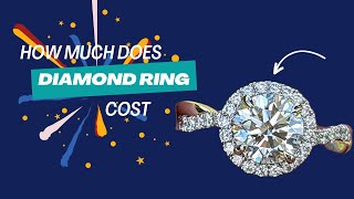 How much does a diamond ring cost Based on Custom Jeweler Perspective [upl. by Ymmak]