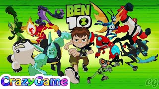 Ben 10 Full Game Gameplay Walkthrough  Crazygaminghub [upl. by Eniretak96]