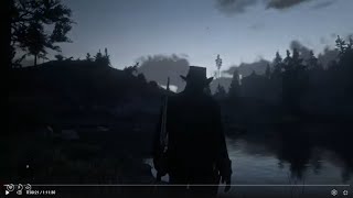 Red Dead Redemption 2 Ambient Gameplay Hunting Around Cattail Pond [upl. by Yenaj]