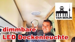 dimmbare LED Deckenlampe  blau  Van Deckenleuchte austauschen  Clever Move Celebration Tour [upl. by Nevin320]