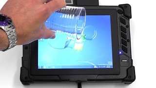 Capacitive Vs Resistive Touch Water test and design differences [upl. by Narmis]