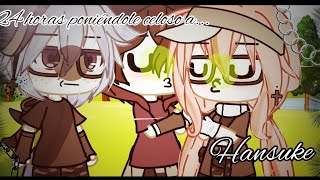 24 horas poniendo celoso a hansuke especial 49 seguidores ❤️ [upl. by Ebby]