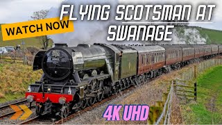 Flying Scotsman Visits the Purbecks Remastered [upl. by Aem]