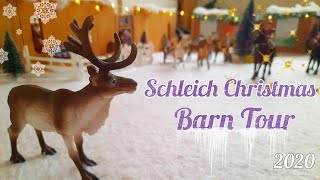 Schleich Christmas Barn Tour 2020  Schleich Horse Barn Tour  Lakeside Equestrian Centre [upl. by Cerelia47]