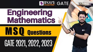 Engineering Mathematics MSQs Questions  GATE 2021 2022 2023  BYJUS GATE [upl. by Artnoed71]