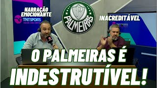 ARREPIOU NARRAÇÃO EMOCIONANTE NARRADOR IMPRESSIONADO VIRADA BOTAFOGO 3X4 PALMEIRAS INDESTRUTIVEL [upl. by Silvester]