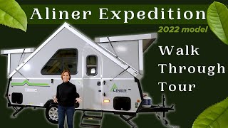 Aliner Expedition  2022 model  Walk Through Tour [upl. by Rasecoiluj]