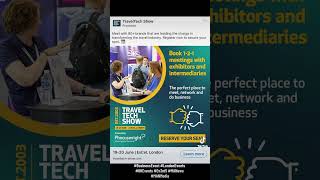 Travel Tech Show in London  LondonBusiness LondonEvents londonlife BusinessExpo BusinessEvents [upl. by Idelia698]