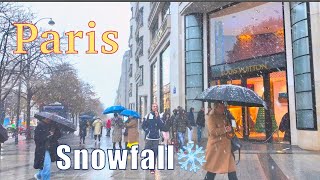 Paris France 🇫🇷 Paris Christmas Market 2024  Marché de Noël 2024  Paris 4K  A Walk In Paris [upl. by Erret]