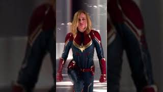 Captain Marvel vs SpiderMan Cosmic Power vs WebSlinging Hero ⚡🕸️ marvel captainmarvel shorts [upl. by Llenra]