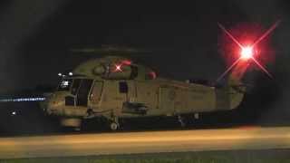 RNZN SH2G Seasprite Night Start amp Take Off RNZAF [upl. by Modesty]