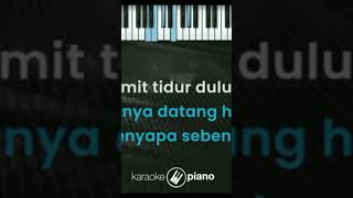 Bernadya  Lama Lama karaoke piano cover bernadya music karaoke [upl. by Farland]