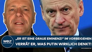 RUSSLAND quotEr ist eine graue Eminenzquot Im Vorbeigehen verrät der Vertraute was Putin wirklich denkt [upl. by Bryn]