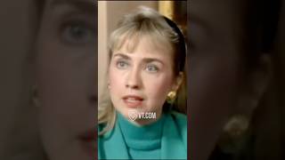 Set Falls onto Hillary as Shes Slandering a Woman Bill had an Affair with in 1992 [upl. by Ytirehc687]