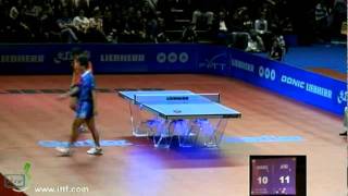 WANG HAO  JOO SE HYUK WORLD CUP 2011 TABLE TENNIS [upl. by Wieren]