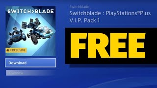 How to Download Switchblade PlayStations Plus VIP Pack 1 for FREE on PS4  PlayStation [upl. by Naed]