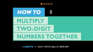 HOW TO Multiply numbers together using a diagonal GRID METHOD [upl. by Osithe]