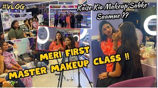 My first Master makeup class  proud moment for me  meet amp greet with shyfam [upl. by Gram]