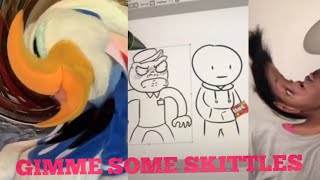 Give Me Some Skittles  Skittles Song  TikTok  Compilation [upl. by Sholom]