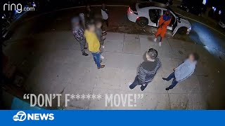 EXCLUSIVE Video shows terrifying ambushstyle robbery shooting in San Francisco [upl. by Nylsirk]