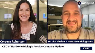 Is NurExone TSXVNRX Poised for Explosive Growth CEO Dr Lior Shaltiel Shares Exciting Updates [upl. by Adamson]