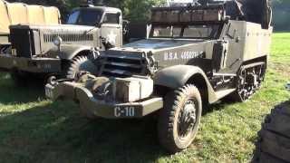 HALF TRACK M16 USA 2GM AL RADUNO VEICOLI STORICI MILITARI A TERNAVASSO TO 30  6  2013 [upl. by Eelrihs]