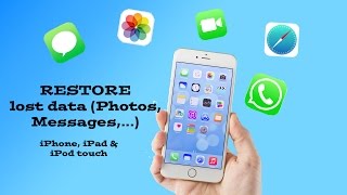 RECOVER deleted data Photos WhatsApp Contacts Messages on your iPhoneiPadiPod touch [upl. by Ebberta947]