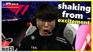 Faker is pumped up for his Massive Azir Ult [upl. by Sallad]