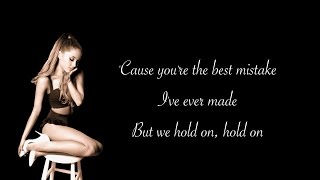 Ariana Grande  Best Mistake ft Big Sean Lyrics [upl. by Argela41]