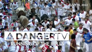 Pamplonas Running of the Bulls 2022  Day 7  Full Run [upl. by Khudari]