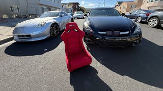 How to install a bucket seat in a G37 370Z G35 350Z [upl. by Vaules]