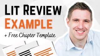 Literature Review Example amp Sample Full Walkthrough  Free Proposal Template [upl. by Ajin]