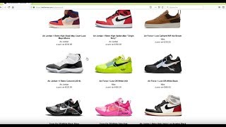 LES MEILLEURS SITES SNEAKERS BASKETS PARTIE N1 👟👍 [upl. by Agate8]