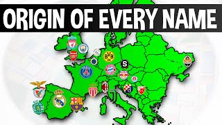 How Did Every UCL Club Get Its Name [upl. by Lovett]