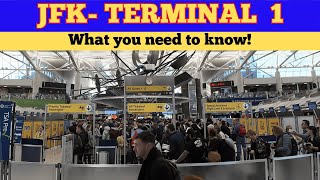 JFK Airport Terminal 1 New York City How to Navigate [upl. by Ayatnahs]