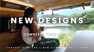 Campervan Interior Designs Made in Japan  サムライキャンピングカー  Samurai Campers  Camping in Japan [upl. by Akeenat22]