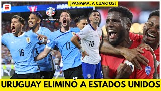 ESTADOS UNIDOS ELIMINADO Uruguay fue SUPERIOR PANAMÁ dio la sorpresa y ESTÁ EN 4TOS  Copa América [upl. by Aihsenat]